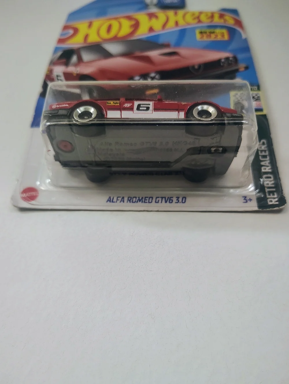 Alfa Romeo GTV6 3.0 Hot Wheels 2023 Retro Racers 10/10 Red Diecast